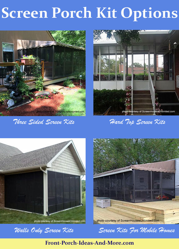 A Screen Porch Kit is a Great Way to Make a Porch Enclosure