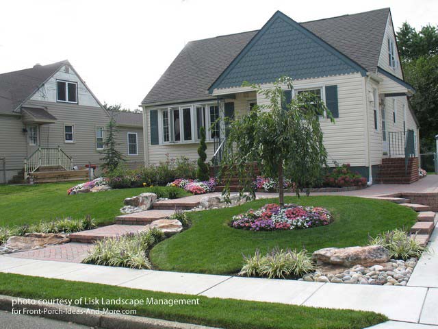 Front Yard Landscape Designs with Before and After Pictures