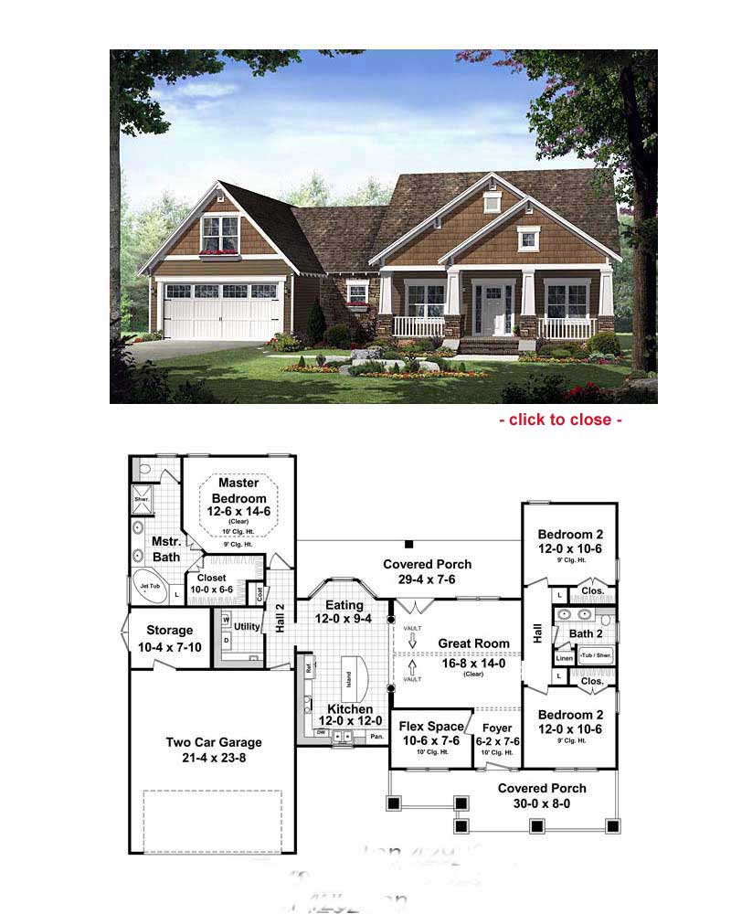 bungalow floor plan 1a