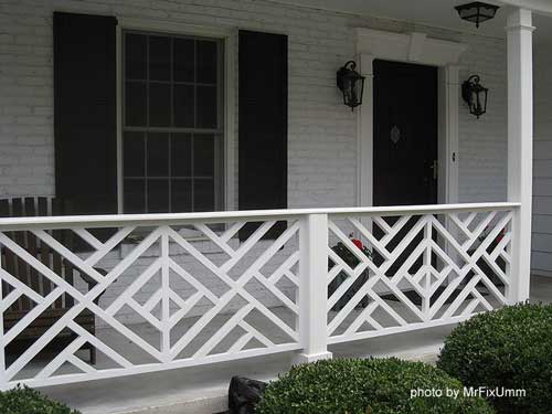Front Porch Railings: From Wood Deck Railings to Aluminum Porch ...