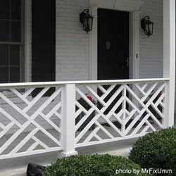 designs for wood railings