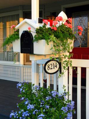 mailbox decorative mailboxes planter box creative mail planters covers garden plants pretty flower another porch boxes gardens flowers courtesy yard