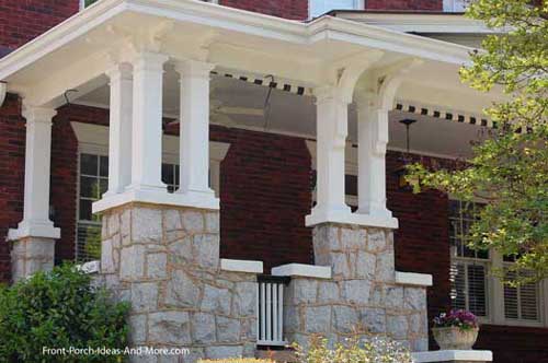 Front Porch Designs with Columns