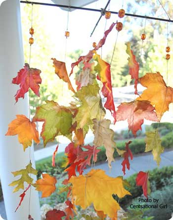  Fall Craft Ideas  Home on Kate Made This Autumn Craft  A Wind Catcher  With Her Five Year Old