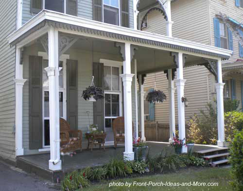 Flat Roof Front Porch