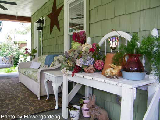 Decorating with Flowers | Front Porch Decorating | Porch Pictures