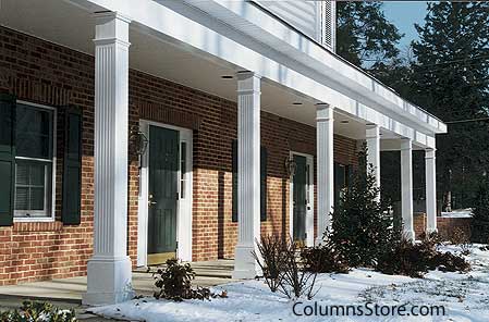 porch columns vinyl fypon square structural outdoor exterior load columnstore porches decor deck designs strength