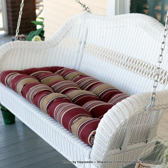 Wicker Porch Swing White Wicker Furniture