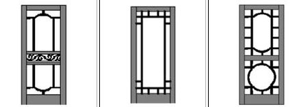 Lattice Screen Door