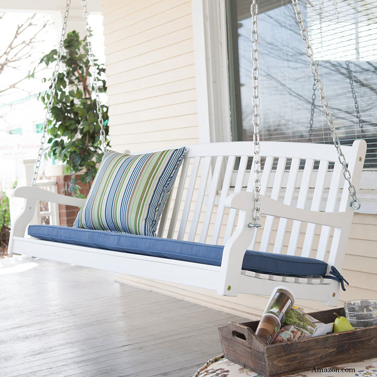 Comforting Wood Porch Swings are Beautiful