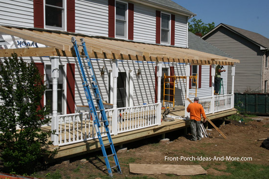 Front Porch Roof Framing