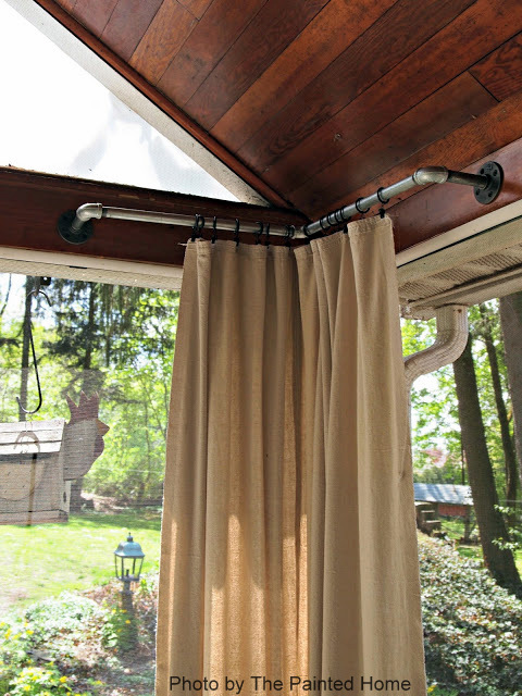 Short Curtains For Living Room Outdoor Patio Mosquito Curt