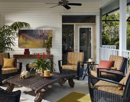 Patio Decorating Ideas on Porch Decor  Front Porch Decorating