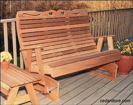 Outdoor Furniture Glider | Wicker Glider | Porch Gliders