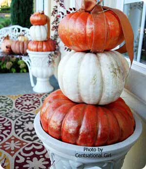 Pumpkin Decorations on Pumpkin Decorating Ideas For Your Autumn Decorating