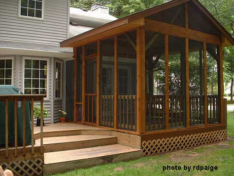 Versatile Screen Panels for Porches, Decks or Patios