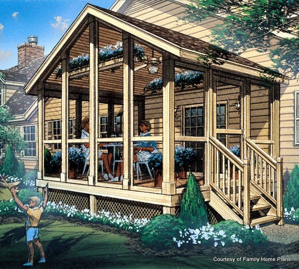 Screened In Porch Plans to Build or Modify