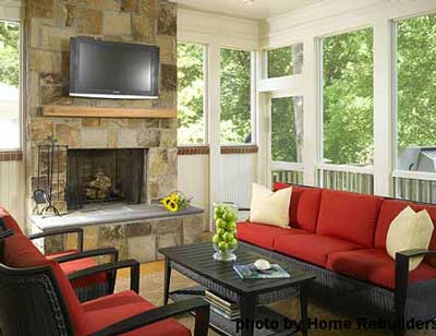 Wicker Furniture Atlanta on Plus Great Furniture Make This An  Entertaining  Screen Porch