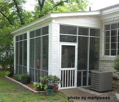 Shed Roof Screen Porch