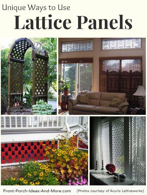 Vinyl Lattice Panels | Black Lattice Panels | Privacy Lattice Panels