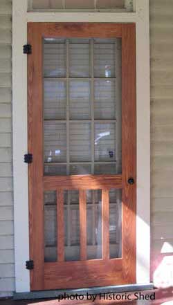 Wooden Screen Door