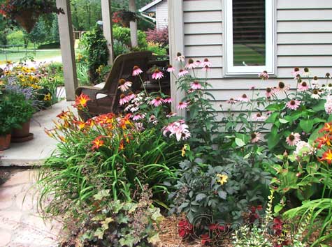 Zone 5 Perennials Embrace Brenda's Porch