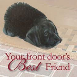 Place it at the bottom of your porch steps or by the front door and it ...