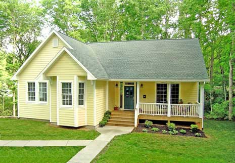  can find plans for homes and porches like this at Family Home Plans