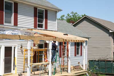 Building a Covered Porch Roof
