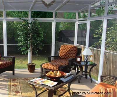 Screened In Porch Ideas. SunRoom Porch Kit