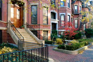 Back Bay Boston Streets