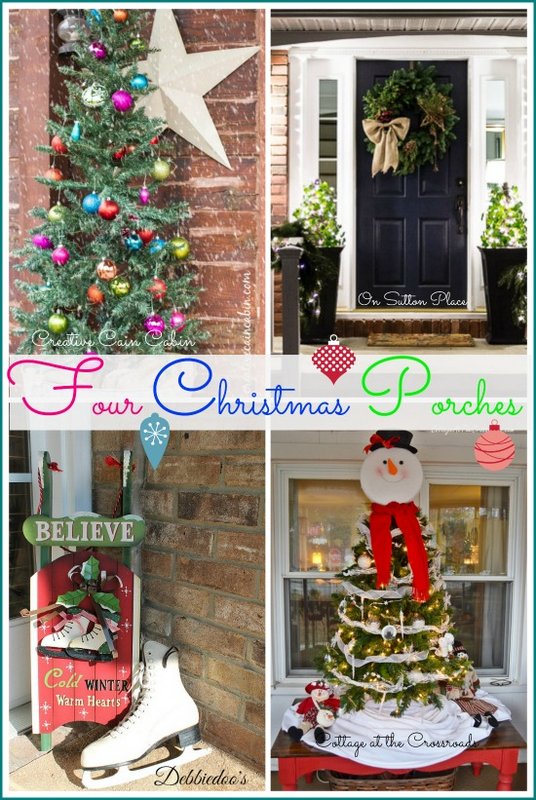 Outside Christmas Decor Ideas from Four Bloggers