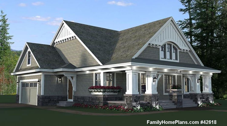  House  Plans with Porches House  Plans Online Wrap 