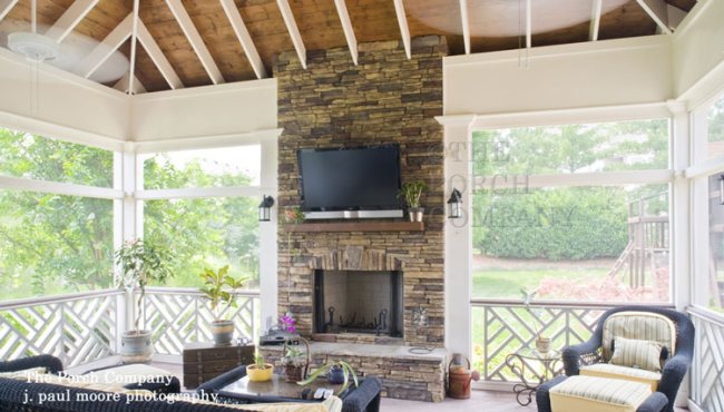 Inspiring Screen Porches Pictures We have screen porches pictures (beautiful custom porches) to help you envision possibilities. Whether you have a small porch or large outdoor room