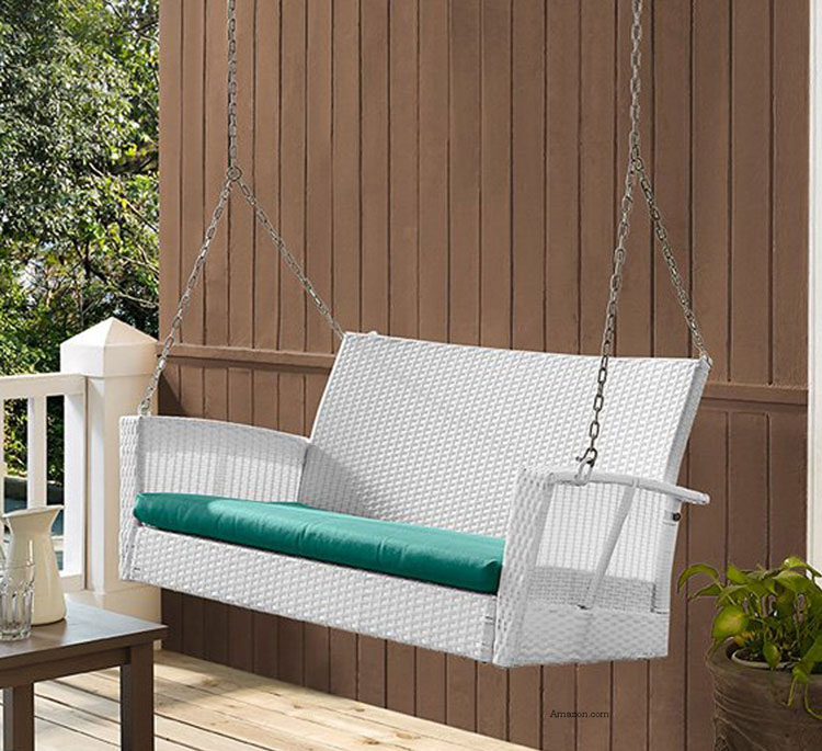 Wicker Porch Swings Always Refined, Reminiscent and Romantic