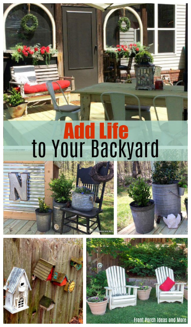 Adding Life to Your Backyard | Back Yard Options | Backyard Makeover Ideas