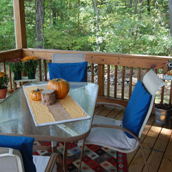 autumn back porch ideas