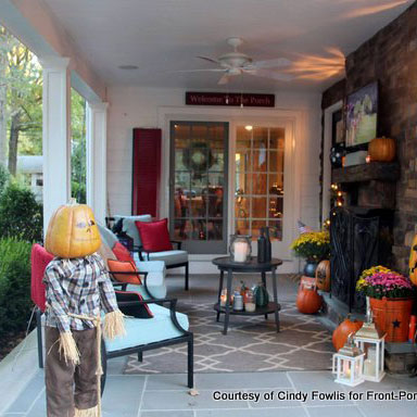 old farmhouse front porch