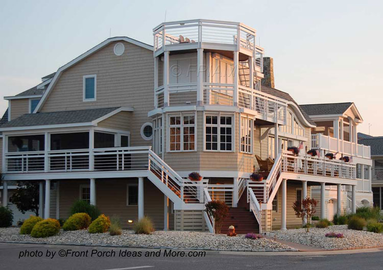  Beach  Home  Plans  Coastal Houses  Front Porch  Pictures 