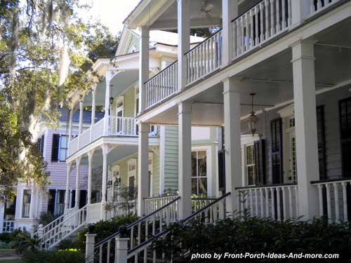 Beaufort SC double front porches