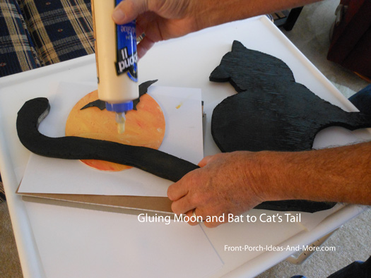 glue bat to moon