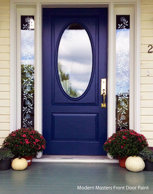 blue front door color ideas