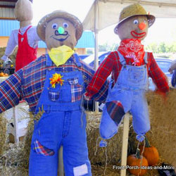 two fun scarecrows to build