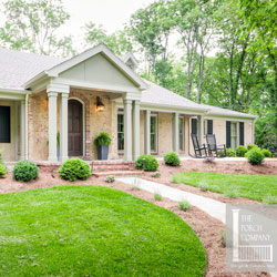 picture of a custom design front porch