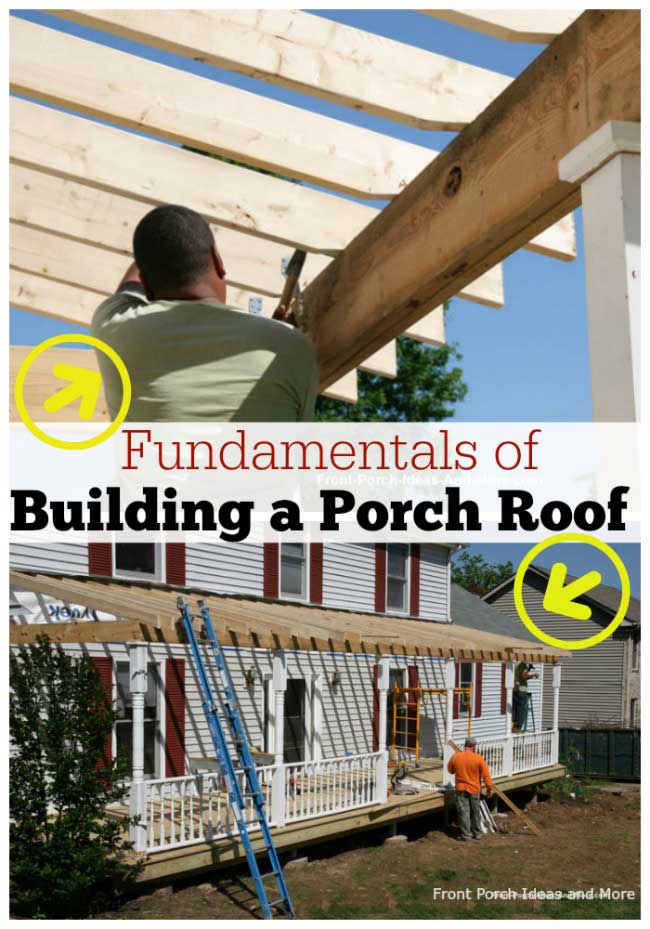 building a porch roof porch roof framing