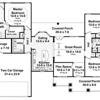 floor plan for a bungalow home