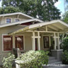striking bungalow front porch