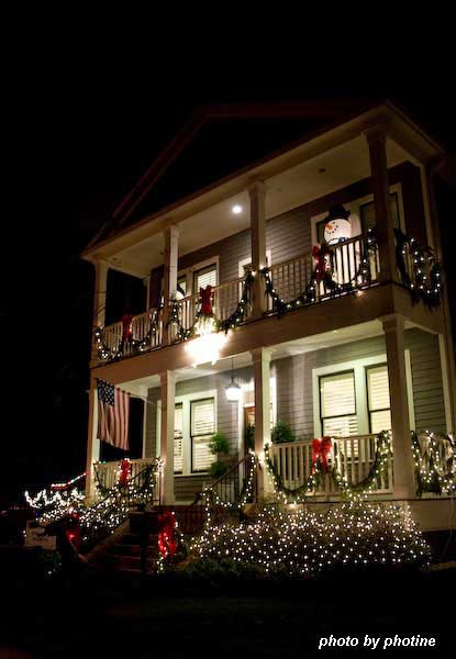 Christmas light ideas - see the cute snowman