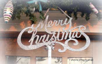 Merry Christmas scene