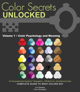 Color Secrets Unlocked - book cover shared by Lori Sawaya - LandOfColor.com